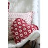 Dekoračný vankúš srdiečko - 30x30 cm