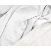 Posteľné obliečky mikroplyš velvet - biele