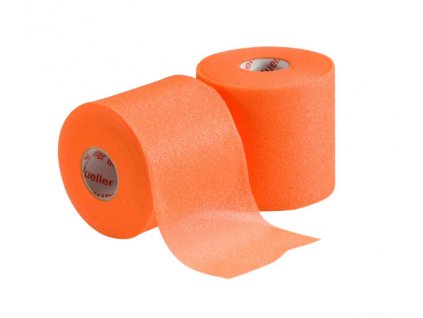 Mueller MWrap® Colored, podtejpovací molitanová páska oranžová 7cm x 27,4m