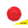 Rehabiq Masážní míček ježek, červený 8 cm