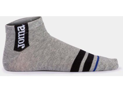 BETA SOCKS WHITE MELANGE GREY BLACK