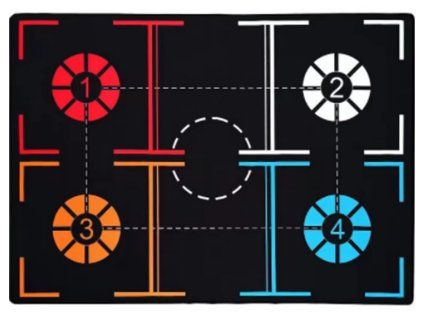 Tabule na trenink basketbalových hodů