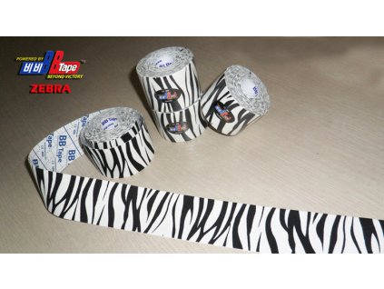 Kineziotape BB Tape s designem zebry