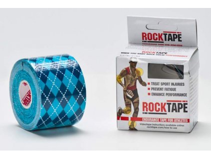 Kineziologický tejp RockTape Blue Argyle