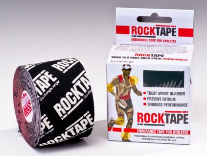 Kineziologický tejp RockTape Black Logo