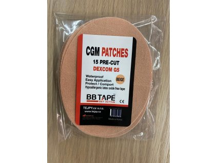 BB tape pro upevnění senzoru Dexcom G5 (CGM) 15 ks