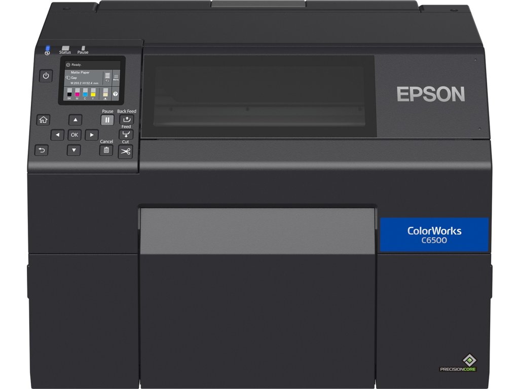 Epson ColorWorks CW-C6500Ae, cutter, disp., USB, Ethernet, black