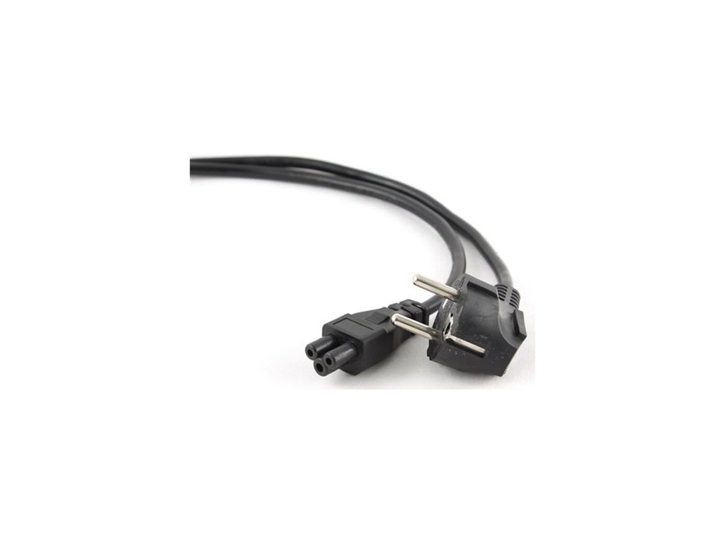 PREMIUMCORD Kabel napájecí 230V pro NTB 2m (3pin C5, trojlístek, "Mickey Mouse")
