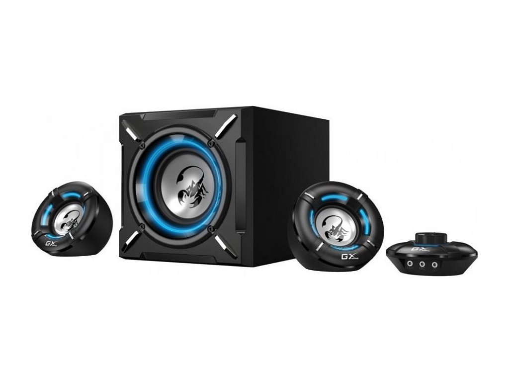 GENIUS reproduktory GX GAMING SW-G2.1 1000/ 2.1/ 26W/ černá