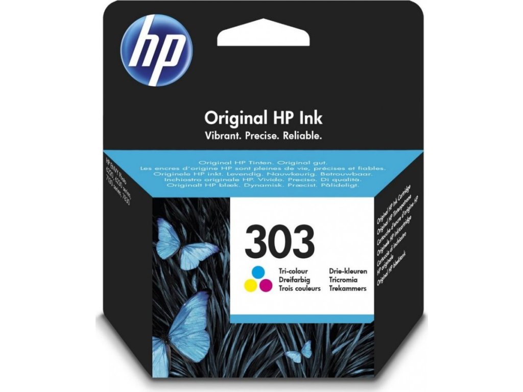 HP 303 Tri-color originální Ink Cartridge