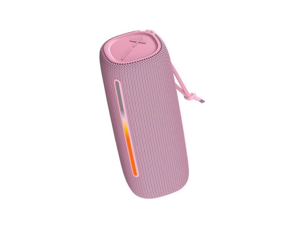 Bluetooth reproduktor Forever BS-20 LED růžový