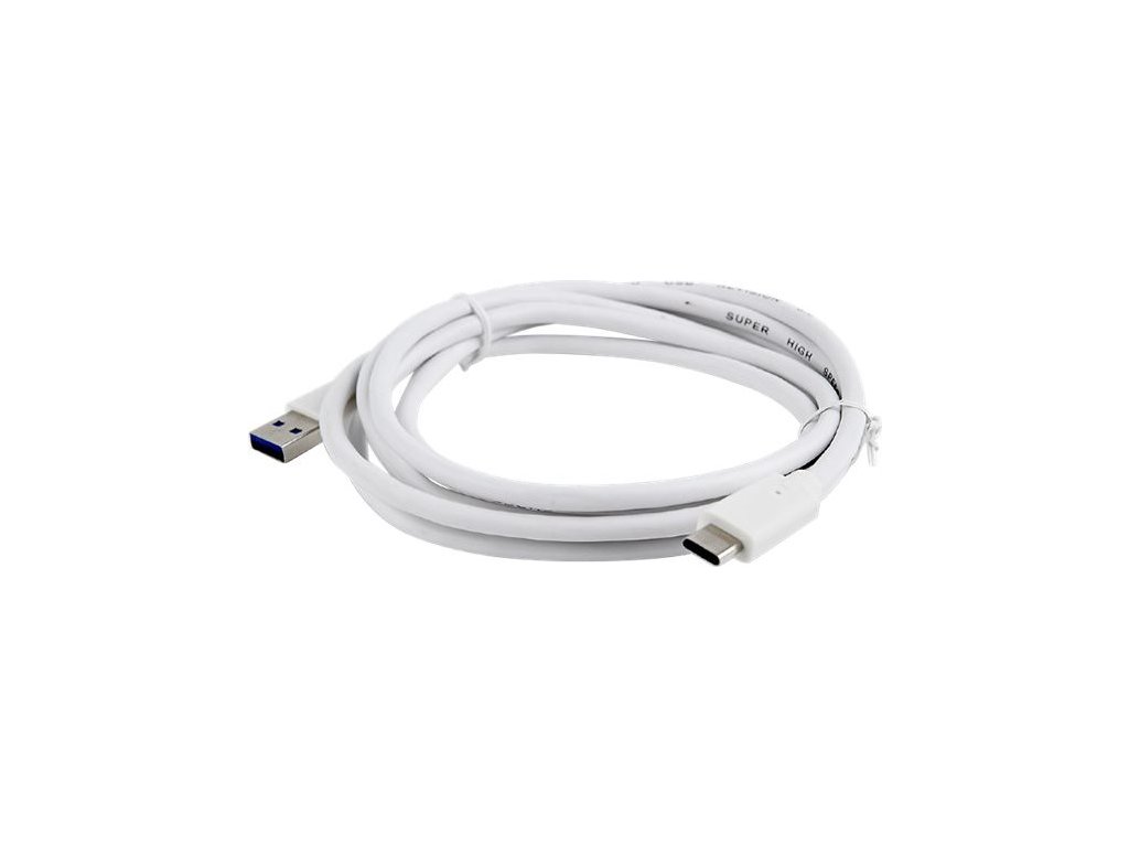GEMBIRD Kabel USB 3.0 AM na Type-C kabel (AM/CM), 1,8m, bílý