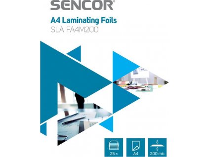 SLA FA4M200 fólia A4 200mic 25ks SENCOR