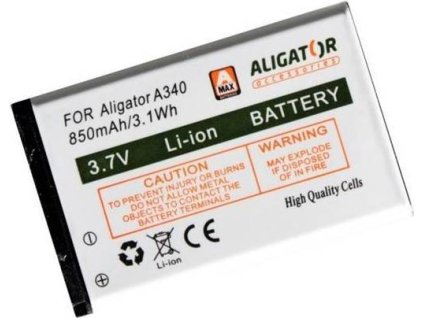 Aligator baterie A340/A310/A311/A320/V600 850 mAh