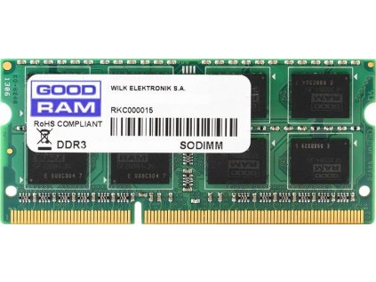 GOODRAM SODIMM DDR3 8GB 1600MHz CL11, 1.35V