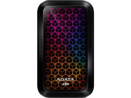 ADATA External SSD 512GB SE770G USB 3.0 černá/žlutá LED RGB