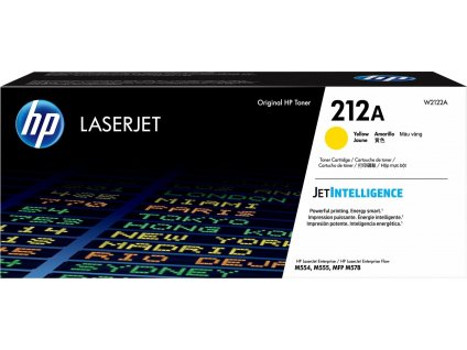 Žlutá originální tonerová kazeta HP 212A LaserJet