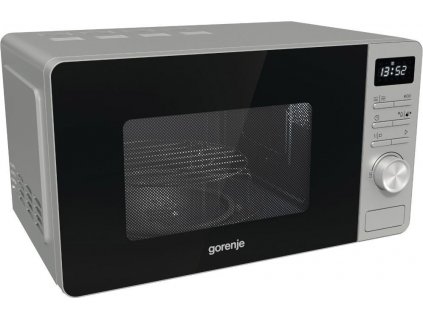 Gorenje MO20A4X mikrovlnná trouba s grilem, 800/1000 W, 20 l, 5 stupňů výkonu, 11 programů