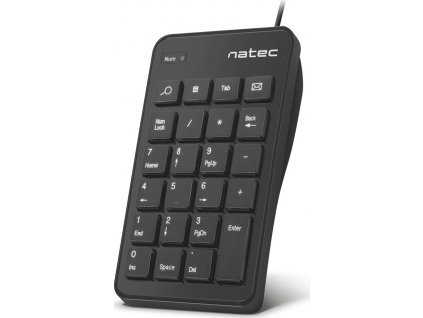 NATEC NKL-1333 Keyboard Natec Goby USB Numeric, Black