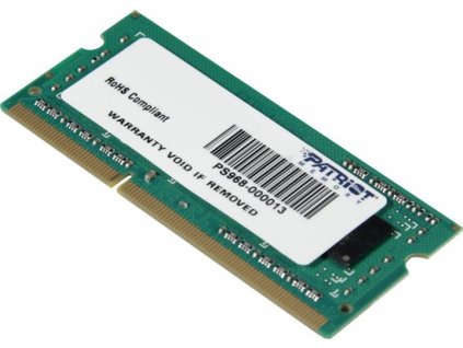 PATRIOT Signature 4GB DDR3 1600MHz/ SO-DIMM / CL11 / PC3-12800