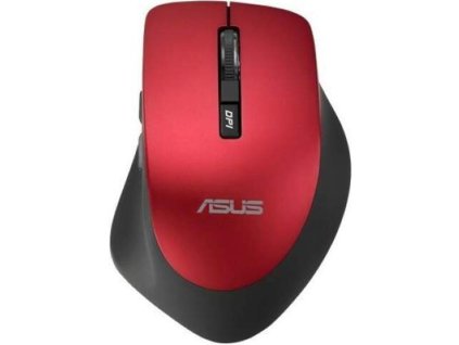 ASUS WT425 Optická myš, bezdrátová, červená