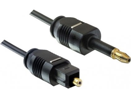 PREMIUMCORD Kabel 3,5mm mini Toslink - Toslink, OD:2.2mm, délka 1m