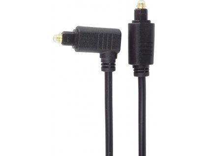 PremiumCord Kabel Toslink - Toslink 90°, tloušťka kabelu:4.0mm, délka 2m