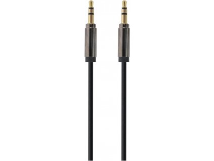 GEMBIRD Kabel přípojný jack 3,5mm M/M, PREMIUM QUALITY, pozlacený, 1m
