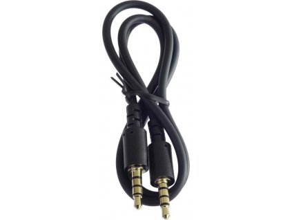 PREMIUMCORD Kabel Jack 3.5mm 4 pinový M/M 2m pro Apple iPhone, iPad, iPod