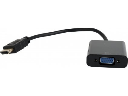 GEMBIRD A-HDMI-VGA-04 adapter HDMI-AM ->VGA F on cable black
