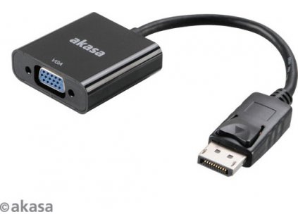 AKASA kabel redukce DisplayPort na VGA (D-SUB), 20cm