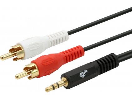 TB Touch Cable 3,5mm Mini Jack -2x RCA M/M 2,5m