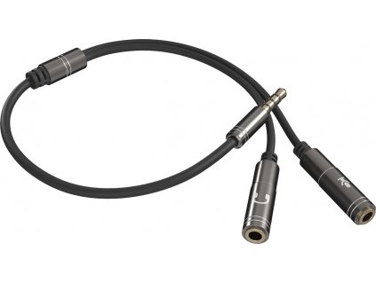 NATEC NKA-0729 premium 4-PIN headset adapter for PS4, PC, smartphones