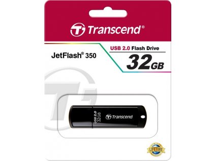Transcend TS32GJF350 JetFlash 350 flashdisk 32GB USB 2.0, JetFlash Elite SW, čierny