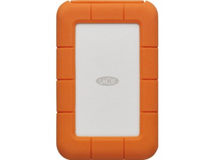 LACIE RUGGED 2TB USB-C USB3.0 Drop crush and rain-resistant for all terrain use orange