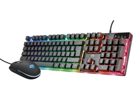TRUST set klávesnice + myš GXT 838 Azor Gaming Combo CZ/SK