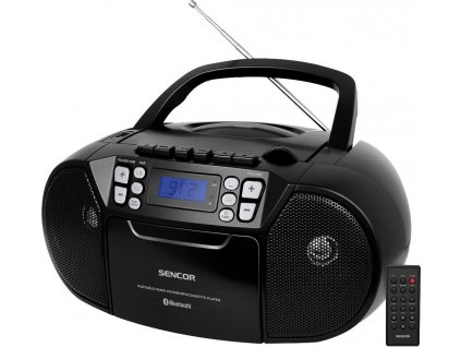 SPT 3907 B CD PLAYER/FM/BT/TAPE SENCOR