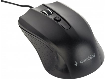 Gembird MUS-4B-01 optická myš, 1200 DPI, USB, čierna