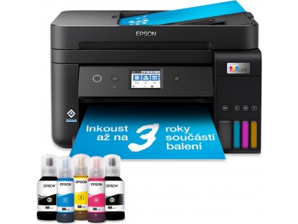 EPSON tiskárna ink EcoTank L6290, 4v1, A4, 1200x4800dpi, 33ppm, USB, Wi-Fi, LAN