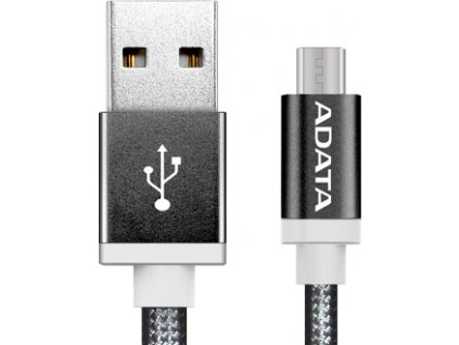 ADATA Micro USB kabel - USB A 2.0, 100cm, černý