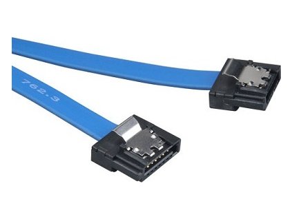 AKASA kabel  Super slim SATA3 datový kabel k HDD,SSD a optickým mechanikám, modrý, 15cm