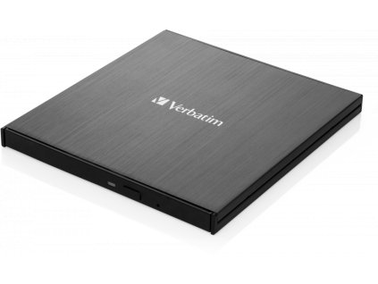 VERBATIM externí mechanika Ultra HD 4K Blu-ray External Slimline Writer (USB 3.1, USB-C) + zdarma 25GB médium +NERO
