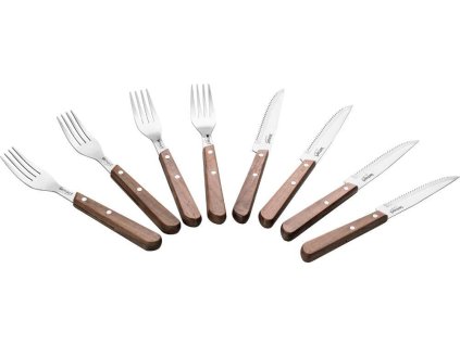 LT2062 steakový príbor 8ks WALNUT LAMART