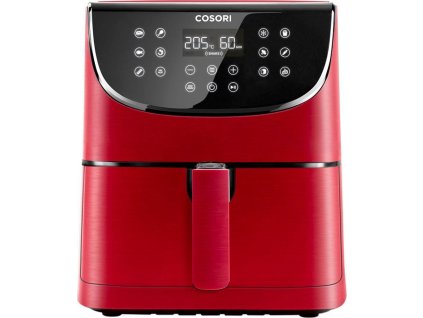Cosori CP158-AF PREMIUM –  5.5L  horkovzdušná fritéza + 5x špíz a gril. rošt, red