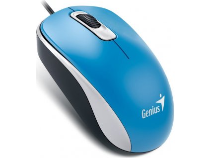 GENIUS myš DX-110, drátová, 1000 dpi, USB, modrá