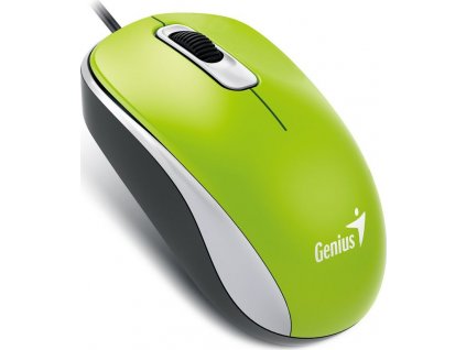 GENIUS myš DX-110, drátová, 1000 dpi, USB, zelená