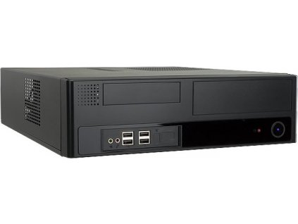 IN WIN skříň BL641,SFF, 300W 80+ Bronze EUP / 4 x USB/ HD audio/ Partition Plate/ Dust Filter, Black