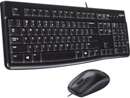 Logitech Keyboard MK120, US, black