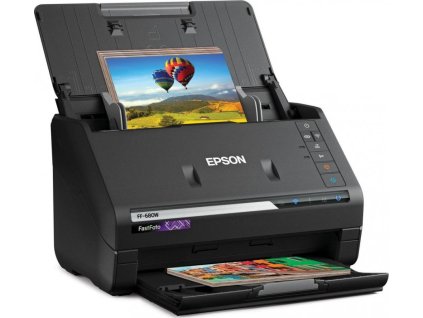 EPSON skener FastFoto FF-680W, A4, 600x600dpi, 24 bits Color Depth, USB 3.0, Wireless LAN