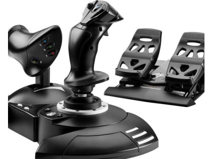 Thrustmaster T.Flight Full Kit X, pedálová sada TFRP RUDDER + Joystick Hotas pro Xbox seris X/S a PC